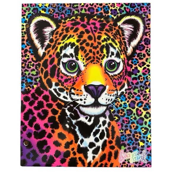 Lisa Frank Other - Lisa Frank 2 Pocket Textured Glitter Pocket Folder, 2020